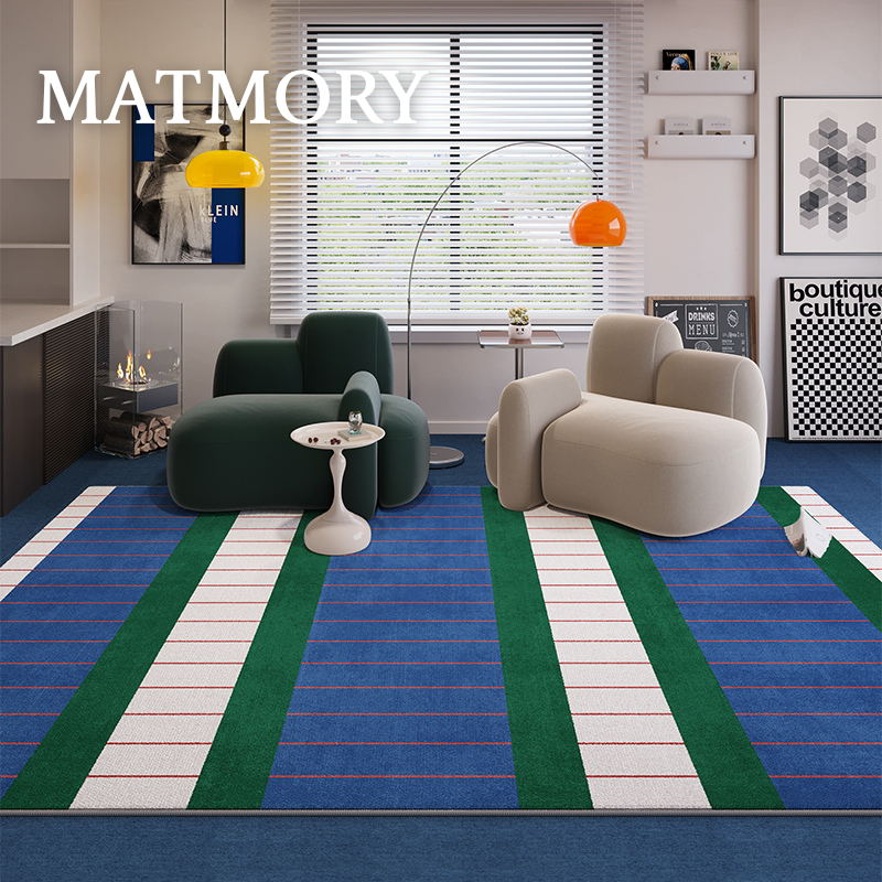 blue green living room rugs. Plaid checkered rugs perfect for your space.