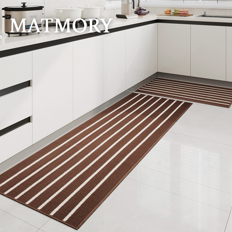 brown kitchen rugs