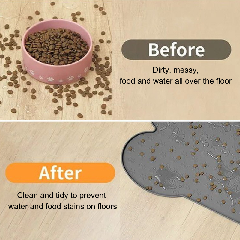 dog water bowl mat