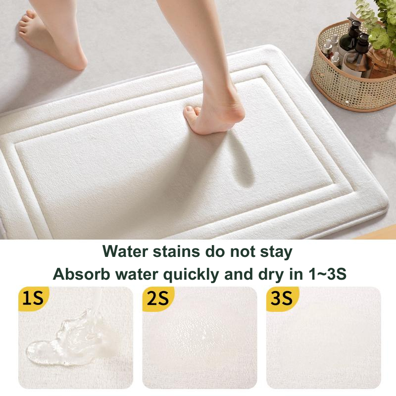 quick dry bath mat