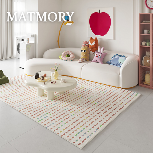 5 x 7 rug confetti white rug