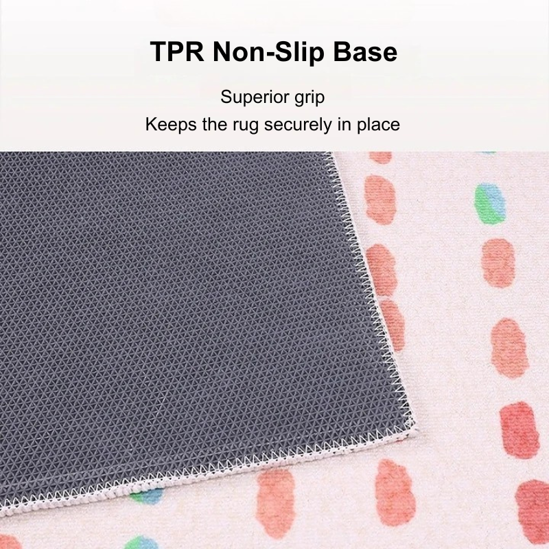 TPR non slip 6 x 9 area rugs