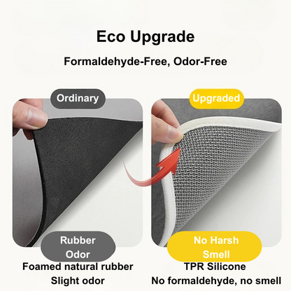 TPR silicone, no odor, anti fatique kitchen rug runner