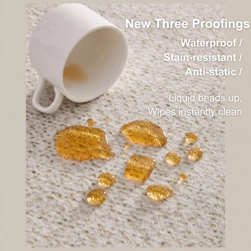 waterproof, stain-resistant, anti-static. three proofs of good modern rugs