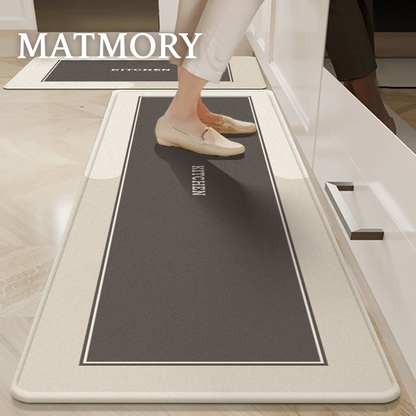 beige and cream kitchen runner rug