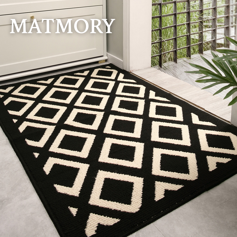 diamond welcome door mat