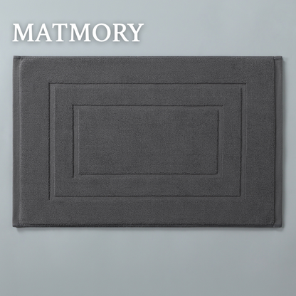 gray bath mats