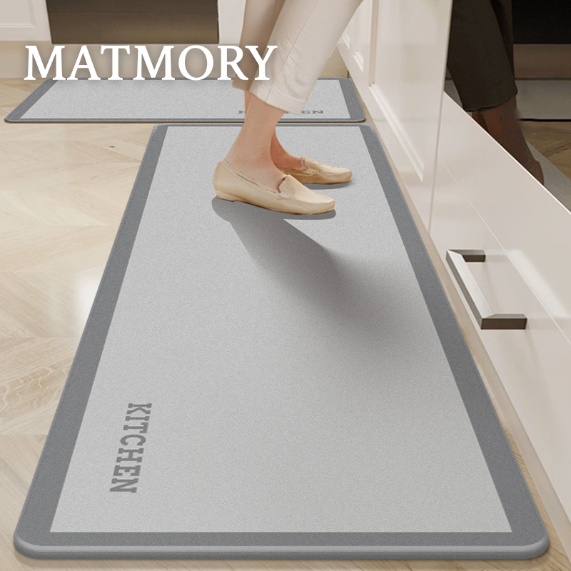 gray runner rug