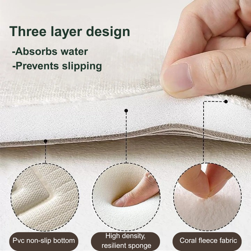 memory foam bathroom mats