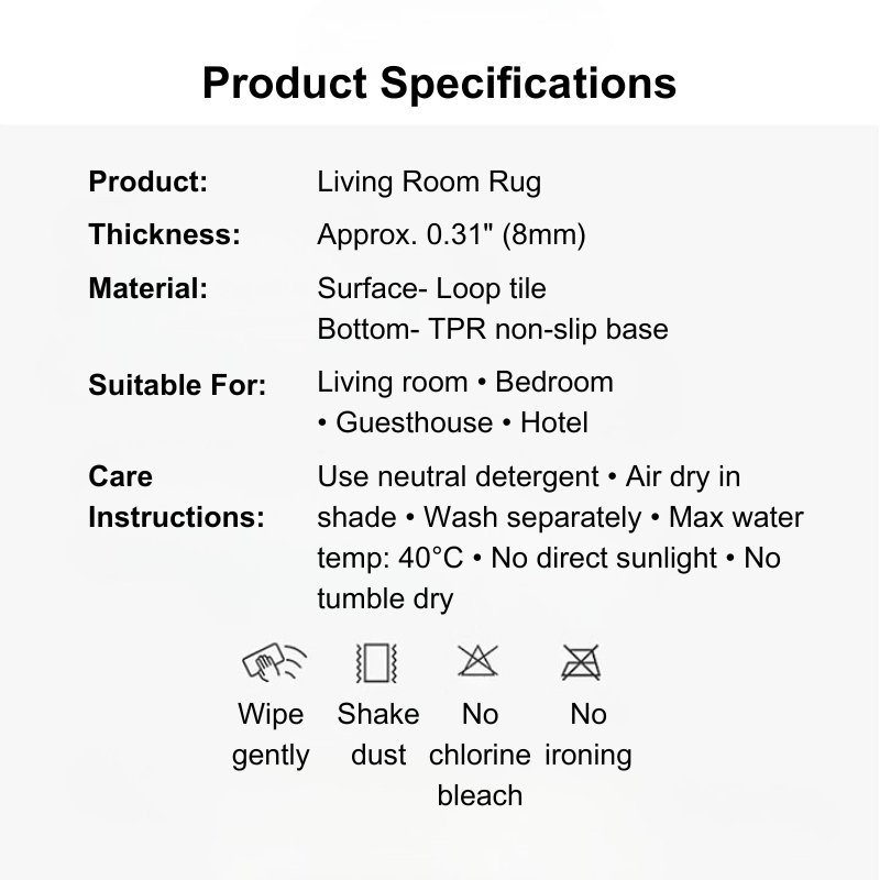 modern living room rugs spec