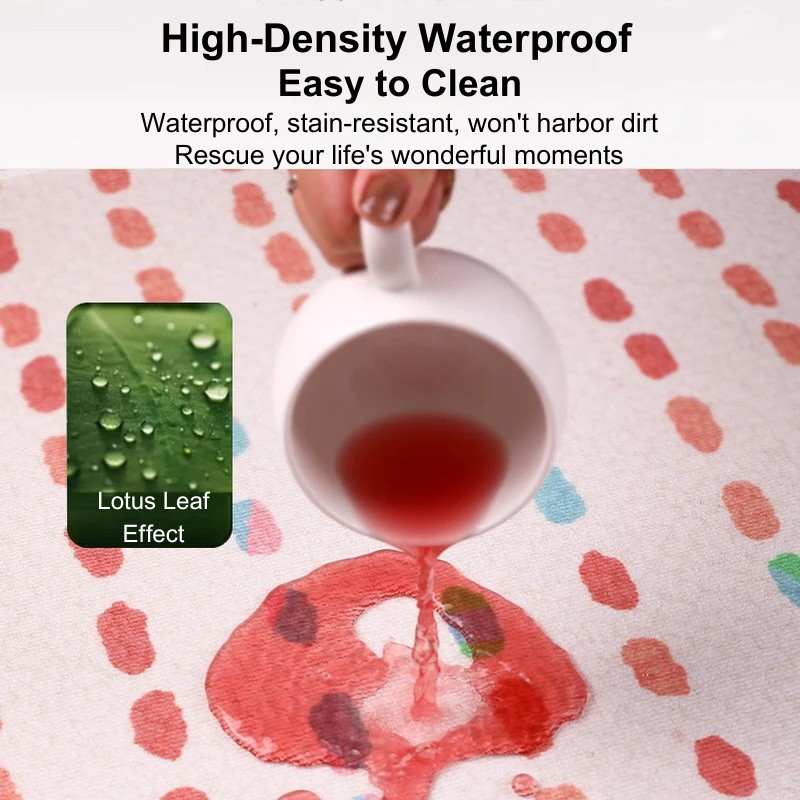 waterproof easy to clean modern area rugs